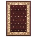 United Weavers Of America United Weavers of America 2050 11634 69 5 ft. 3 in. x 7 ft. 6 in. Bristol Wington Burgundy Rectangle Area Rug 2050 11634 69